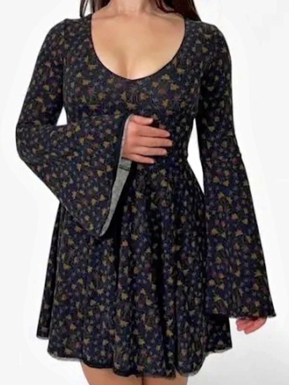 Kimchi Blue Floral Mini Dress Size Small